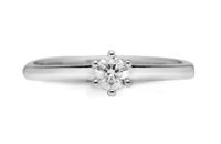 Anello Promesse Donna in Oro bianco TH6B03
